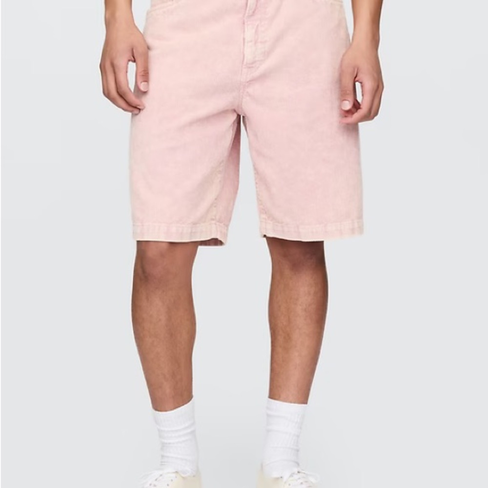 GAP Men's Light Pink Flat Front Shorts